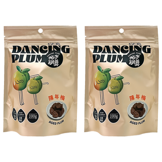 信義鄉農會 梅子跳舞系列 陳年梅 (100g/包) - 台灣在地風味, 2包