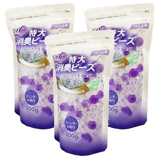 EMO CB 特大型消臭珠 薰衣草花香, 300g, 3包