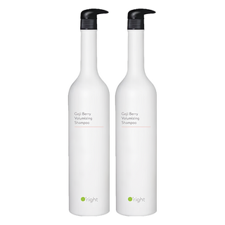 O'right 歐萊德 豐盈洗髮精 枸杞 讓秀髮豐盈蓬鬆 重現自然光澤 溫和潔淨 適合日常使用 快速到貨, 1L, 2瓶