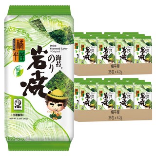 橘平屋 岩燒海苔 原味, 12.6g, 24袋