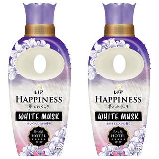 Lenor 蘭諾 日本原裝進口 5星級衣物香水柔軟精 白麝香, 450ml, 2瓶