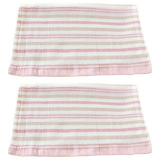 SHING LONG TEXTILE 台灣興隆毛巾 麥克紗布毛巾 86g 棉紗, 麥克紅, 2條