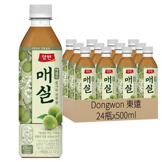 Dongwon 東遠 Yangban 兩班 韓國梅子飲料, 500ml, 24瓶
