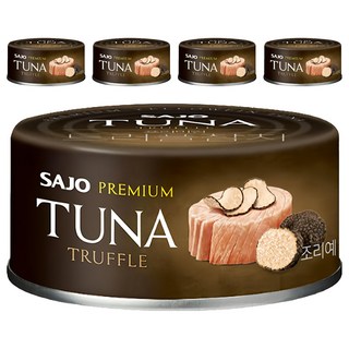 SAJO 黃鰭鮪魚罐 松露口味 (100g/罐) - 奢華即食美味 蛋白質豐富, 5罐