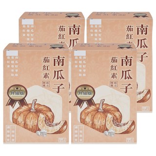 梁衫伯 南瓜子茄紅素複方膠囊 全素, 30顆, 4盒