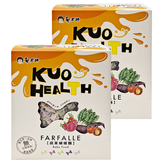 郭老師 純手工無添加寶寶蔬果義大利麵 蝴蝶麵, 8個月以上寶寶適用, 150g/盒, 2盒