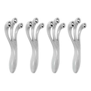 MOCODO 伴佳家 滾珠臉部按摩爪 FP129, 4支, 灰色 - 臉部按摩器, 美容工具, 滾珠按摩, 臉部拉提