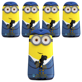 AIR-VAL 2合1沐浴洗髮精小小兵, 400ml, 5瓶