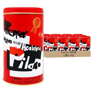 Healthful 黑師傅 捲心酥, 400g, 12罐