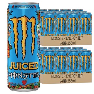 MONSTER ENERGY 魔爪 芒果狂歡碳酸能量飲料, 355ml, 48罐