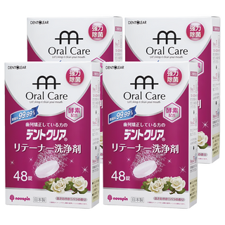 novopin 假牙清潔錠 玫瑰, 48顆, 4盒