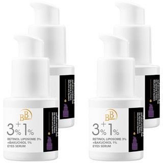 BB AMINO 科研 3%A醇微脂囊 + 1%補骨脂酚撫紋眼部精華, 15ml, 4瓶