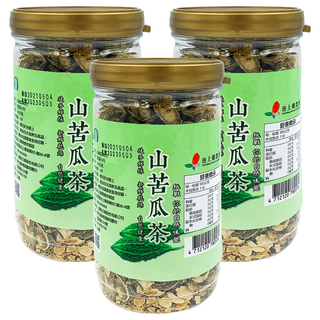 池上鄉農會 山苦瓜茶片 台灣在地特產 口感溫和 促進新陳代謝, 100g, 1入, 3瓶