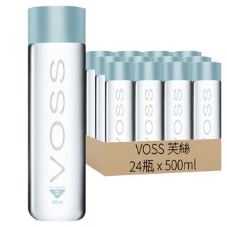 VOSS 芙絲 天然礦泉水, 500ml, 24瓶