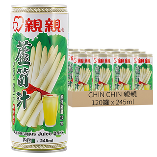 CHIN CHIN 親親 蘆筍汁, 245ml, 120罐
