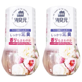 KOBAYASHI 小林製藥 寢室&客廳用 液體擴香瓶 400ml 柔和白花, 2瓶