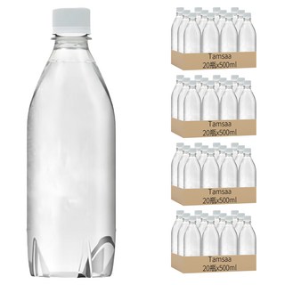 Tamsaa 無標籤白葡萄風味氣泡水, 500ml, 80瓶