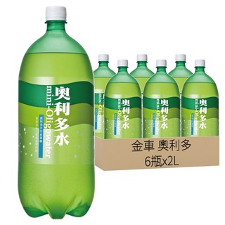 金車 奧利多水, 2L, 6瓶