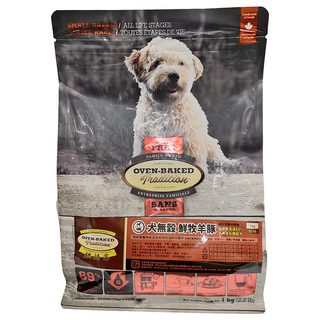 OVEN-BAKED TRADITION 烘焙客 全齡小型犬 無穀鮮牧羊豚小顆粒乾飼料, 1kg, 羊肉, 1袋