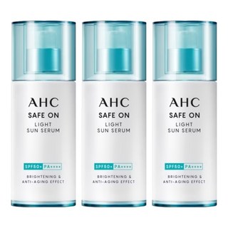 AHC 超水感淨亮涼感防曬精華, 40ml, 3瓶