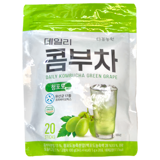 Danongwon 乳酸菌康普茶, 青葡萄口味，20條, 5g, 1袋