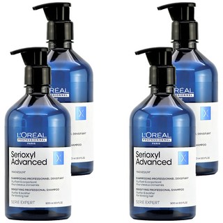 L'OREAL PROFESSIONNEL 巴黎萊雅PRO 絲芮雅平衡健髮露-細軟髮適用 平衡油脂 強韌髮絲, 500ml, 4瓶