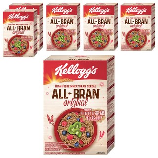 家樂氏 ALL-BRAN 高纖麥麩早餐穀物 含54%膳食纖維, 315g, 6盒