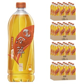 原萃 冷萃金萱烏龍茶, 1L, 48瓶