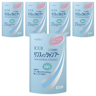 KUMANO 熊野油脂 Pharmaact 洗髮精, 350ml, 5入