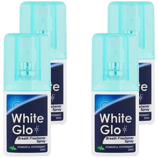 White Glo口腔清新噴霧-澳洲原裝進口 清新口氣 隨身攜帶, 20ml, 4瓶