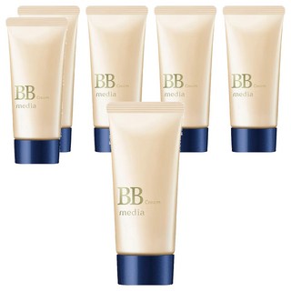 media 媚點 台灣公司貨 自然光感美肌BB霜 SPF35 PA++, 02 自然膚色, 35g, 6件