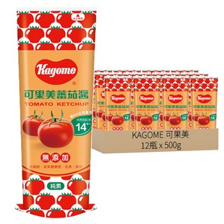 KAGOME 可果美 蕃茄醬, 500g, 12瓶