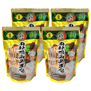 元泰碩宴 麻辣鴨血臭豆腐, 600g, 4包