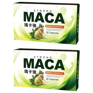 草本之家 瑪卡強膠囊 MACA.L 精胺酸 鱉蛋 鋅酵母 燕窩胜肽 黑瑪卡, 30顆, 2盒, 0.6g