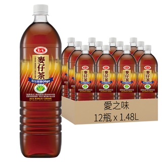 愛之味 麥仔茶 1480ml, 12瓶