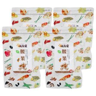 元氣家 烘焙鹽香腰果 特大 嚴選 無油炸 低溫烘焙 海鹽調味, 200g, 4包