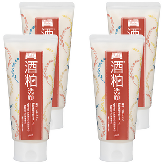 pdc 酒粕洗面乳 奶油綿密質地 溫和清潔, 170g, 4條