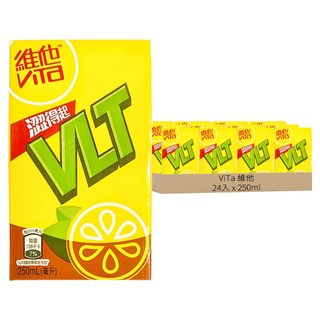 ViTa 維他 檸檬茶飲品, 250ml, 24入