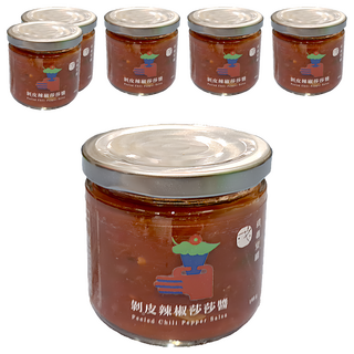 剝皮辣椒莎莎醬, 190g, 6罐