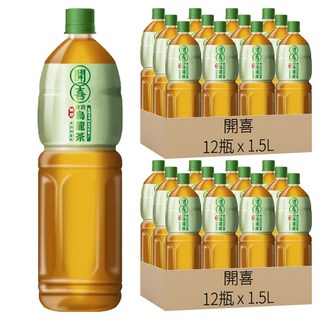 開喜 凍頂烏龍茶 無糖, 1.5L, 24瓶