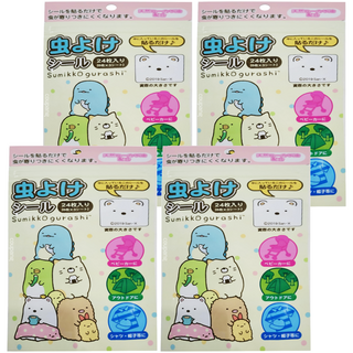 Sumikkogurashi 角落生物 精油驅蟲貼片, 24入, 4包