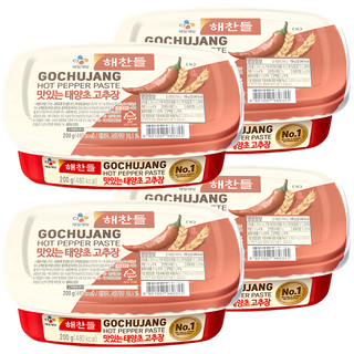 CJ 韓式辣椒醬 200克, 4盒