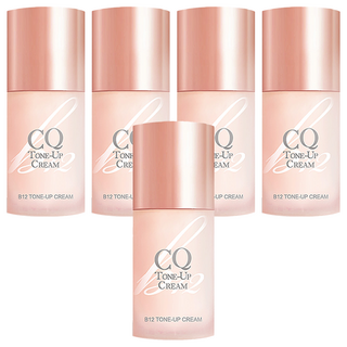 CINQUAIN 思珂 台灣公司貨 B12氧氣亮顏波光素顏霜, 單色, 30g, 5瓶