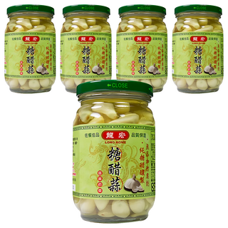 龍宏 糖醋蒜, 380g, 5罐