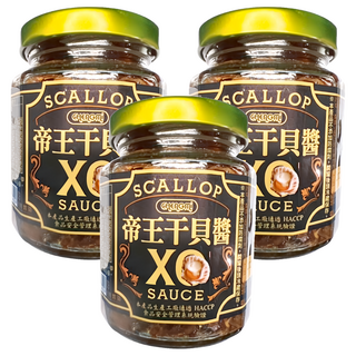 帝王干貝醬, 3個, 240g