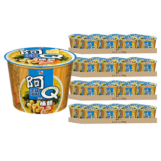 統一 阿Q桶麵 生猛海鮮風味 98g, 48入