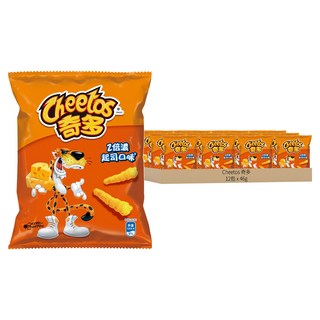 奇多 Cheetos 2倍濃起司口味玉米棒, 一口接一口 愛不釋手, 濃郁香氣, 12包, 46g