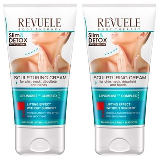 REVUELE 咖啡因緊緻美頸霜, 2條, 150ml