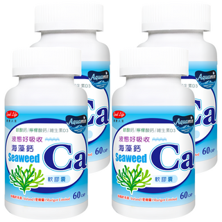 good Life 得意人生 海藻鈣軟膠囊, 60顆, 4罐