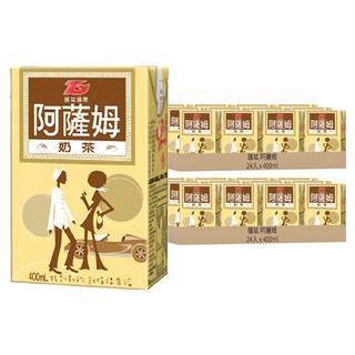 匯竑 阿薩姆 原味奶茶, 400ml, 48入